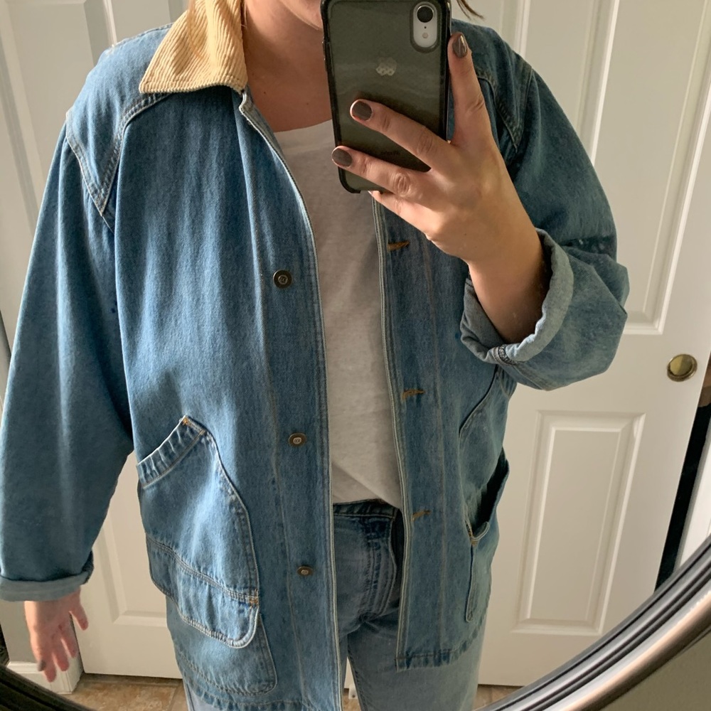 Vintage express denim corduroy jacket